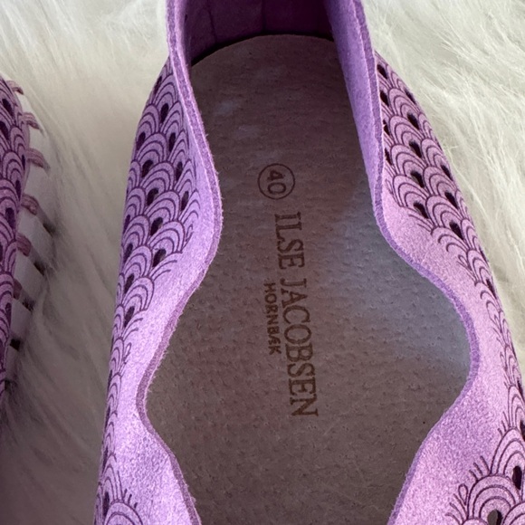 NWOT Ilse Jacobsen Tulip Flats in Bubble Lavender Color size 40 - Picture 7 of 10